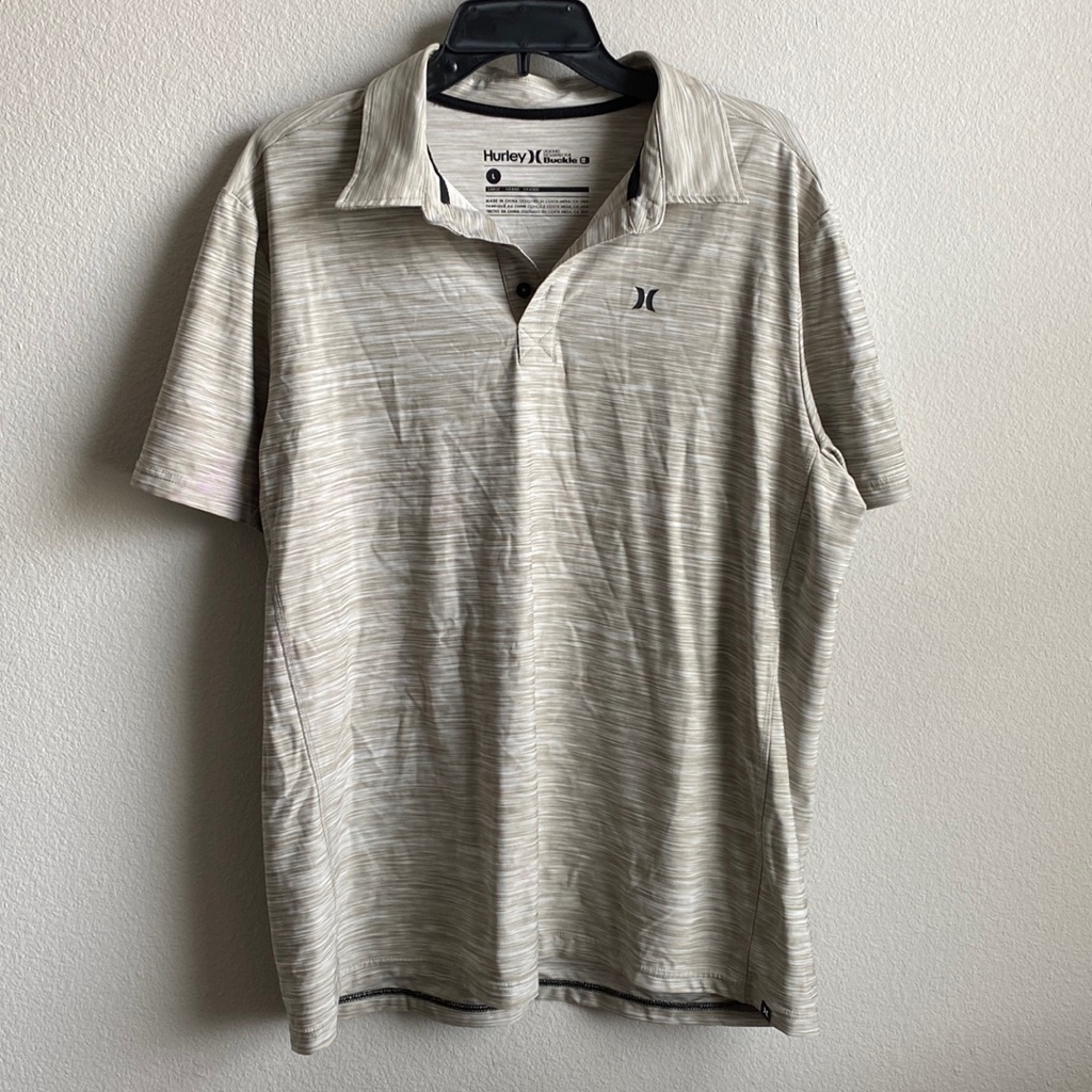 Mens L Hurley/Buckle Shirt